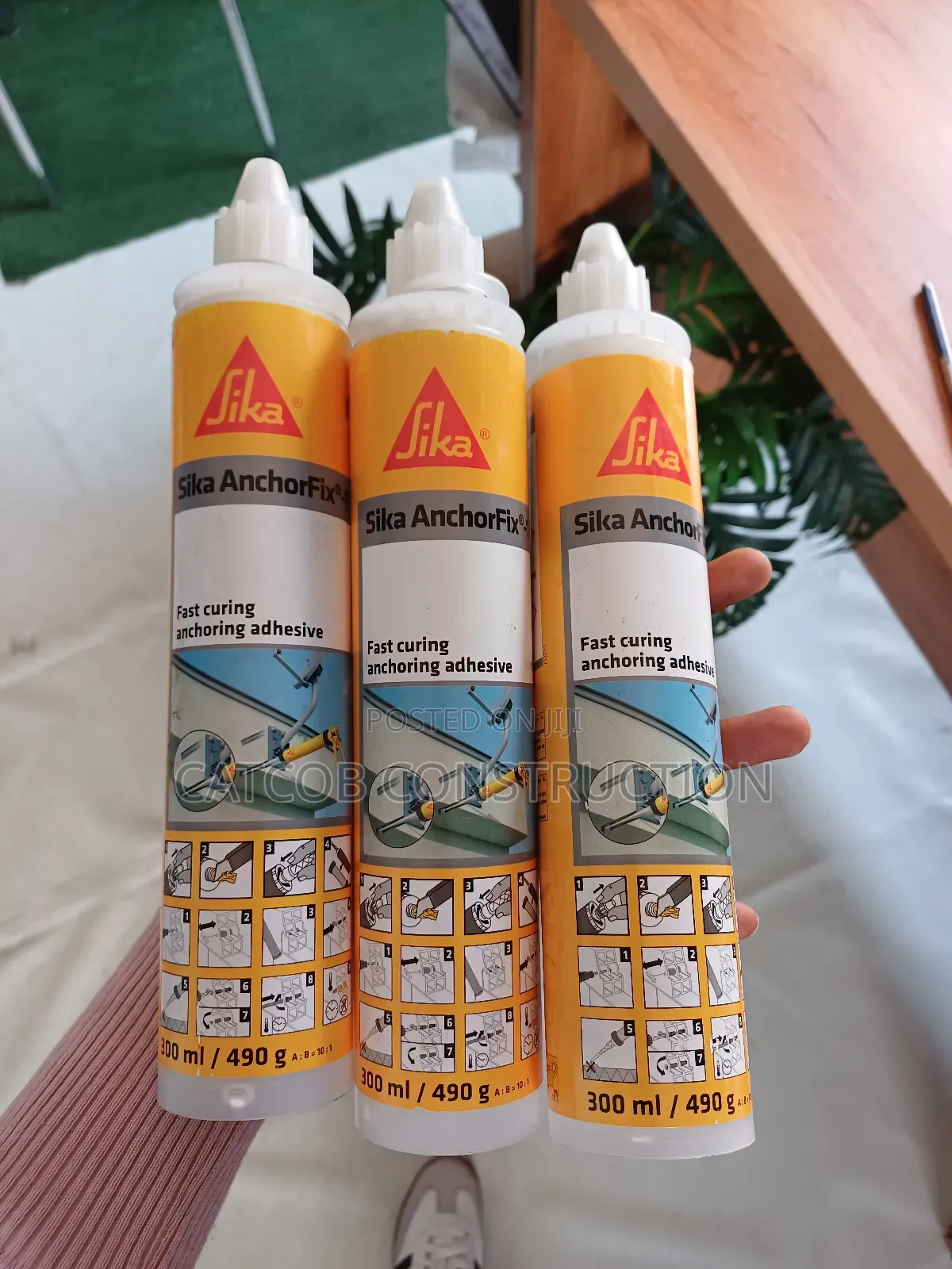 Sika Anchorfix-1 Fastcuring Anchoring, High Strength Bonding