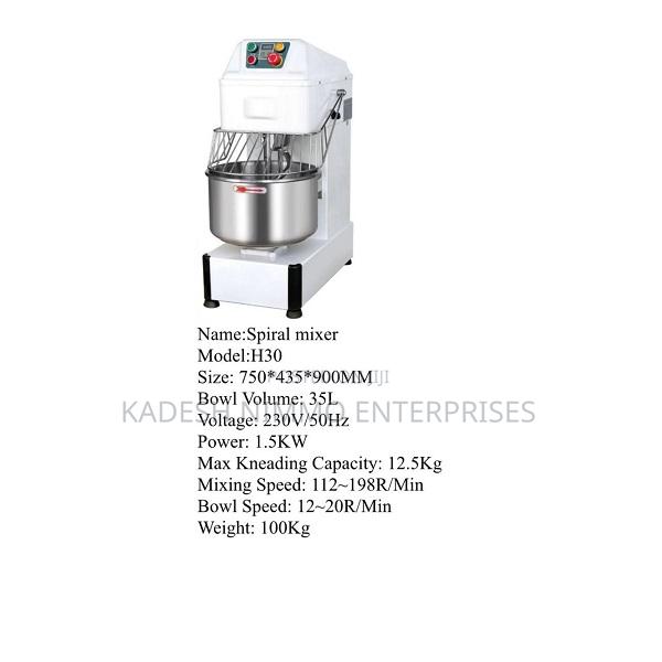 Commercial 35l Spiral Mixer Machine - main view