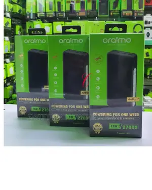 Power Bank Oraimo 27,000amh Power Bank With Flash Light