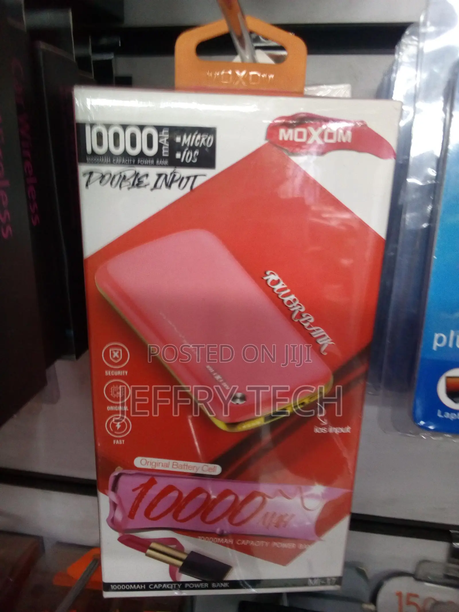 MOXOM Power Bank 10000mah External Battery