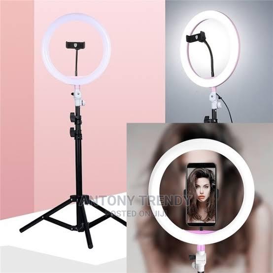 Ring Light Tripod Stand Dimmable