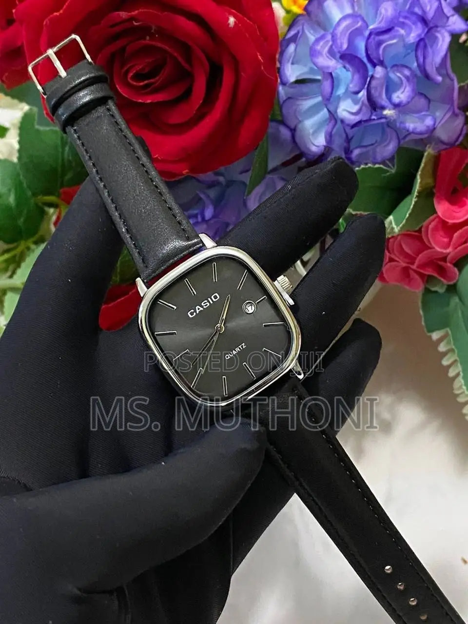 Casio Square Leather