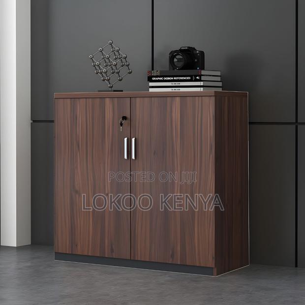 Office Cabinet:2-Door Wooden Credenza Cabinet