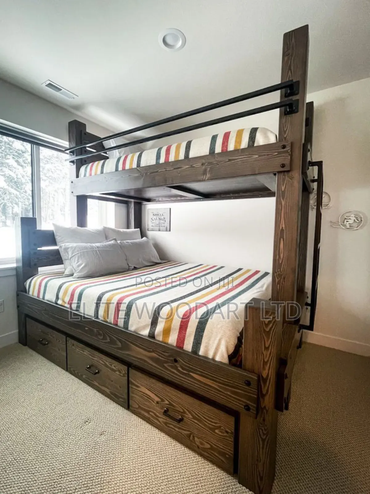 Bunk Bed 5x6 Below and 4x6 Above