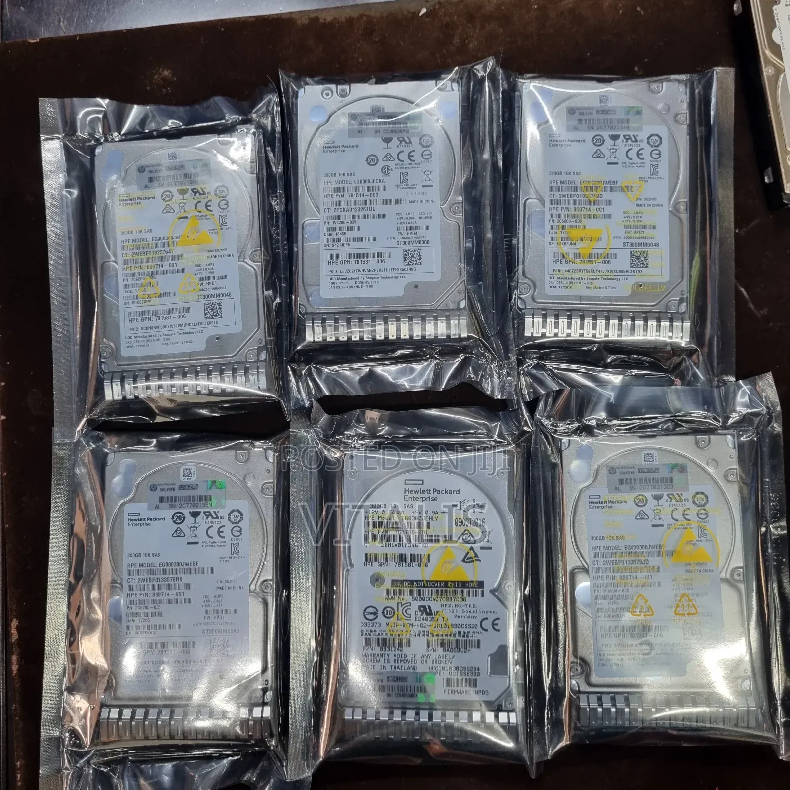 HPE 300gb SAS 12g Drives