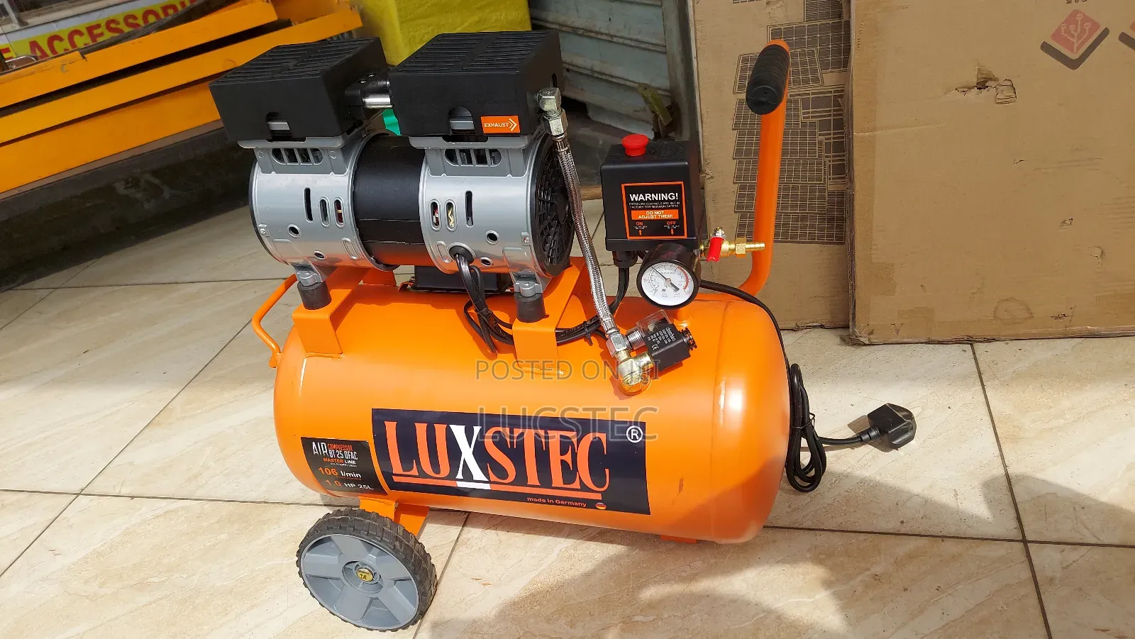 25L Heavy Duty Silent Air Compressor