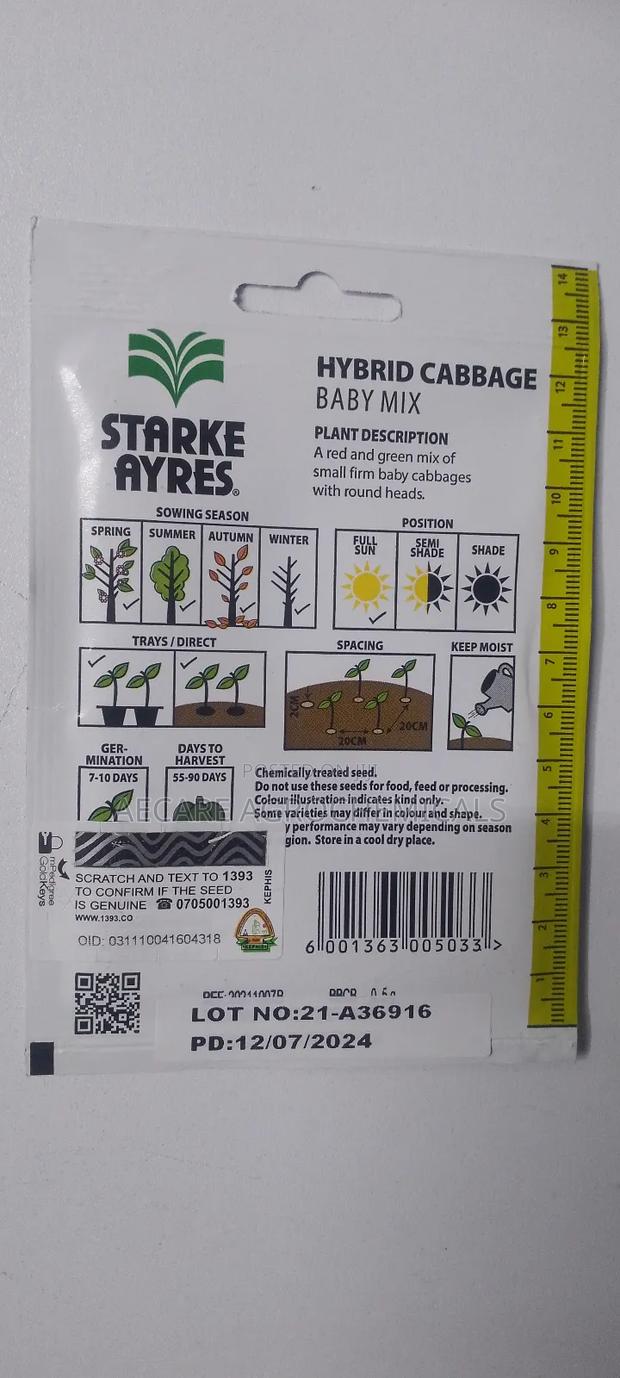 Hybrid Cabbage Baby Mix 0.5 Gram - thumbnail 5
