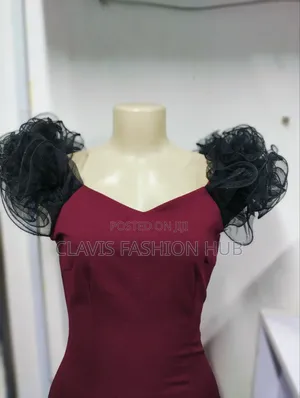 Maroon Bodycon Dress