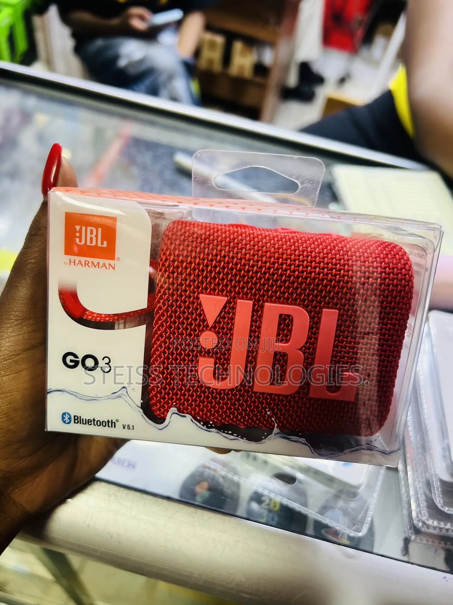 JBL Portable Go 3 Speaker.