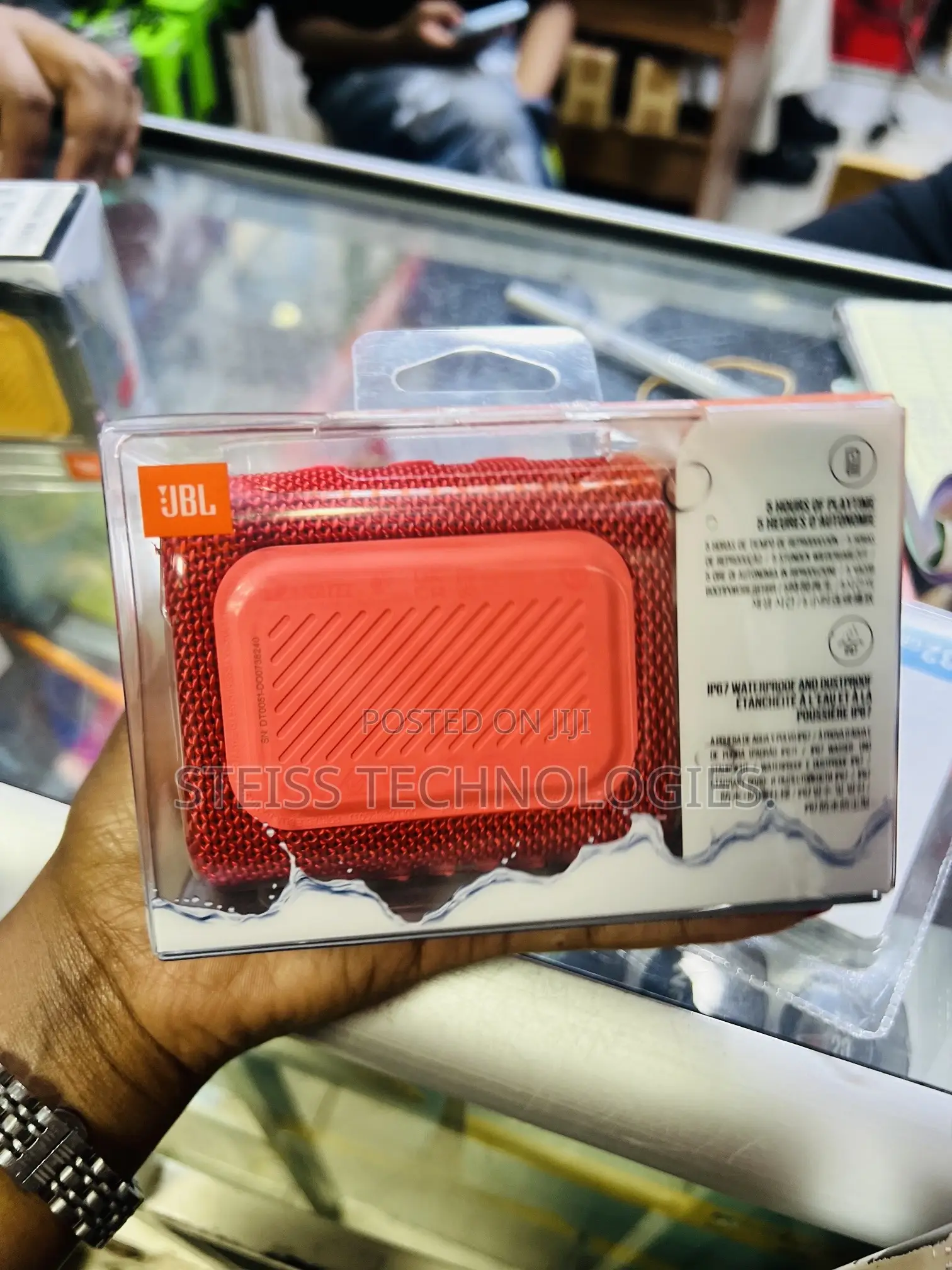 JBL Portable Go 3 Speaker.