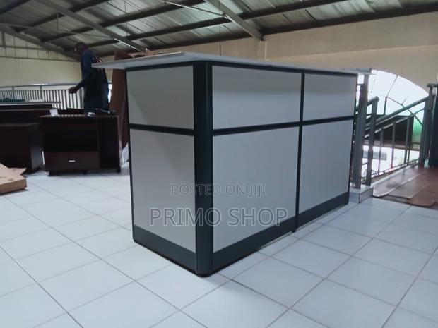 Reception Desk -1.8 Meters Front Office Table With Drawers - main view