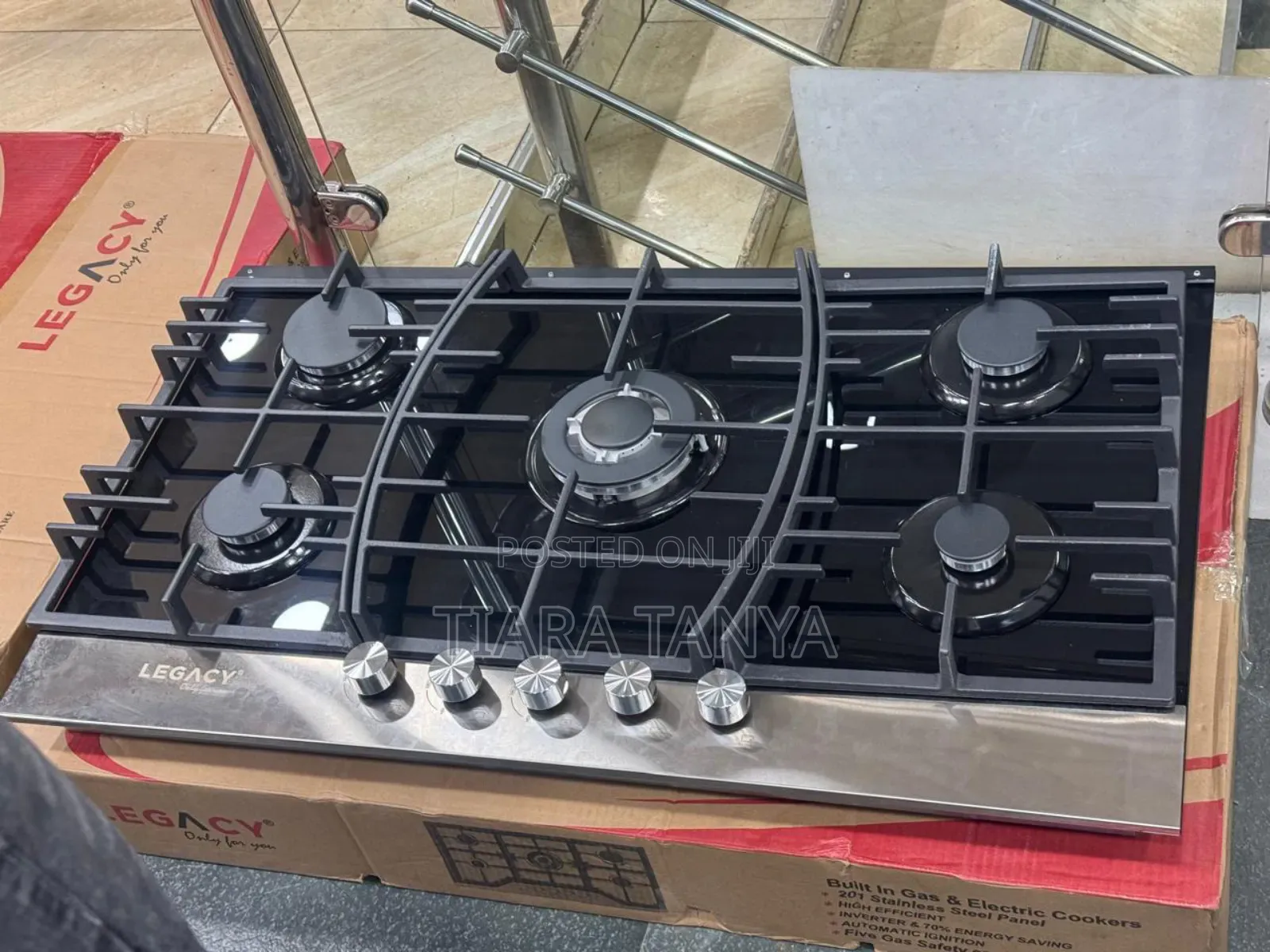 Legacy 90 Cm 5 Burner With Wok