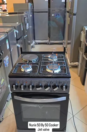 Nunix 3 Gas + 1 Electric Standing Cooker 50 By 55