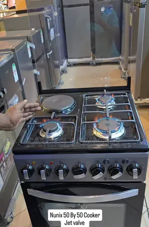 Nunix 3 Gas + 1 Electric Standing Cooker 50 By 55
