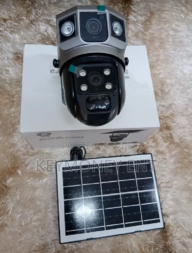 Dual Lens Solar PTZ Wireless Waterproof 4g Camera