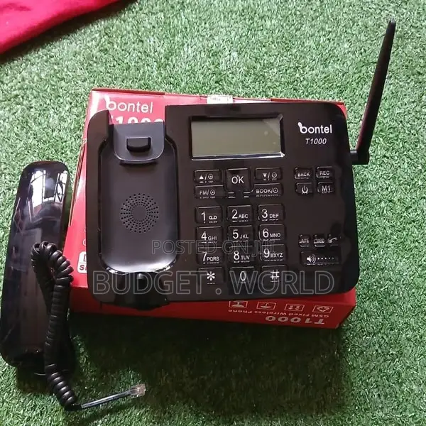 Bontel T1000 Wireless Landline Desktop Phone With SMS