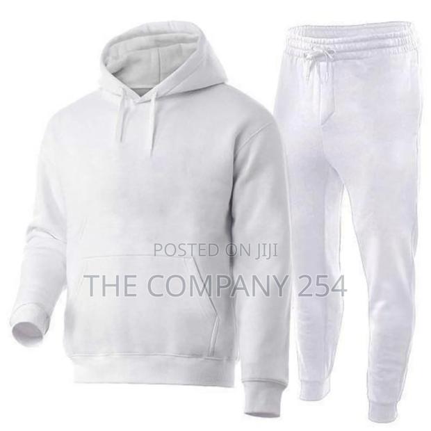 Heavy Plain Quality Unisex Tracksuit Sweatsuits Hooded Dope