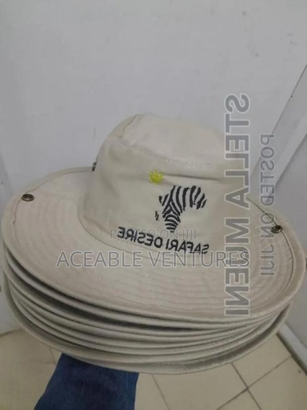 Classy Unisex Beige Safari Hats - thumbnail 3