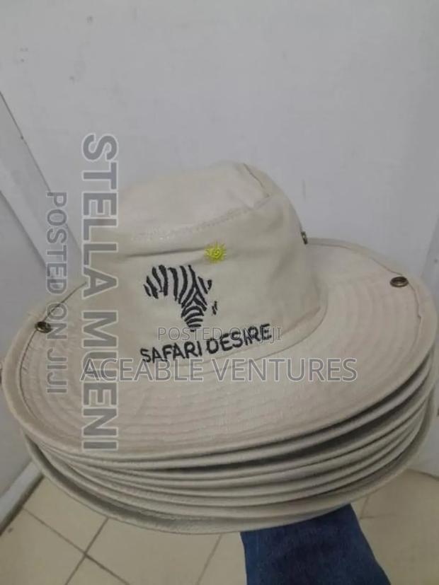 Classy Unisex Beige Safari Hats - thumbnail 5