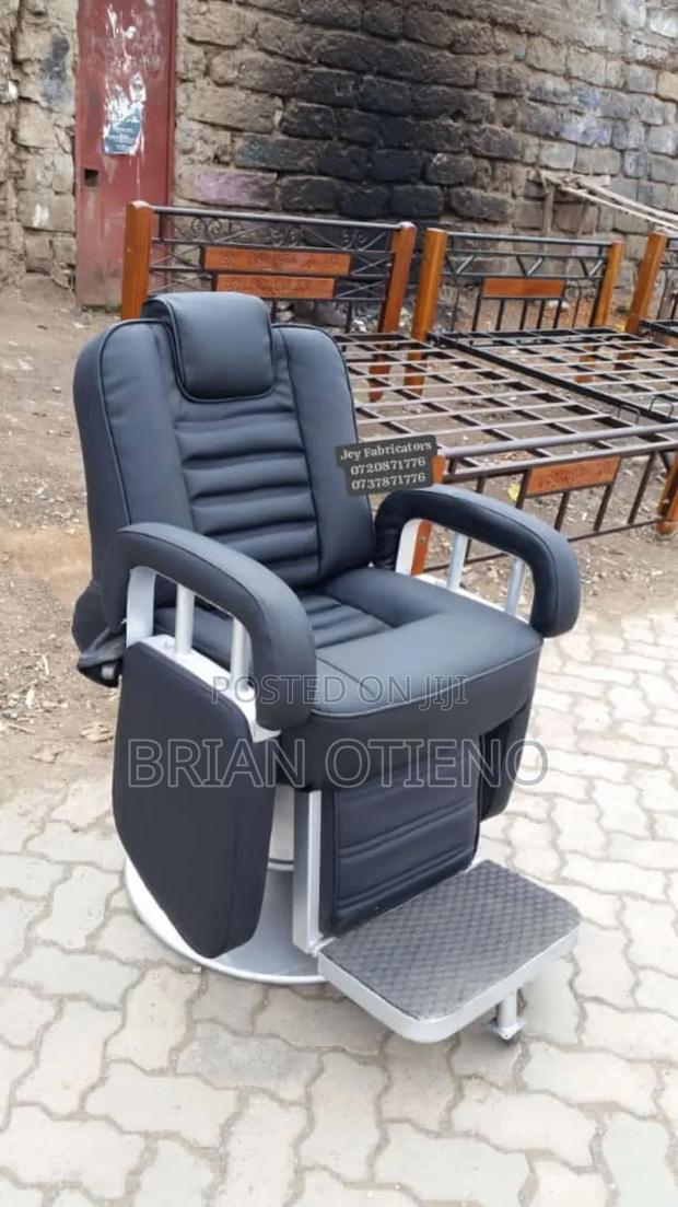 Black Flab Barber Chairs - main view