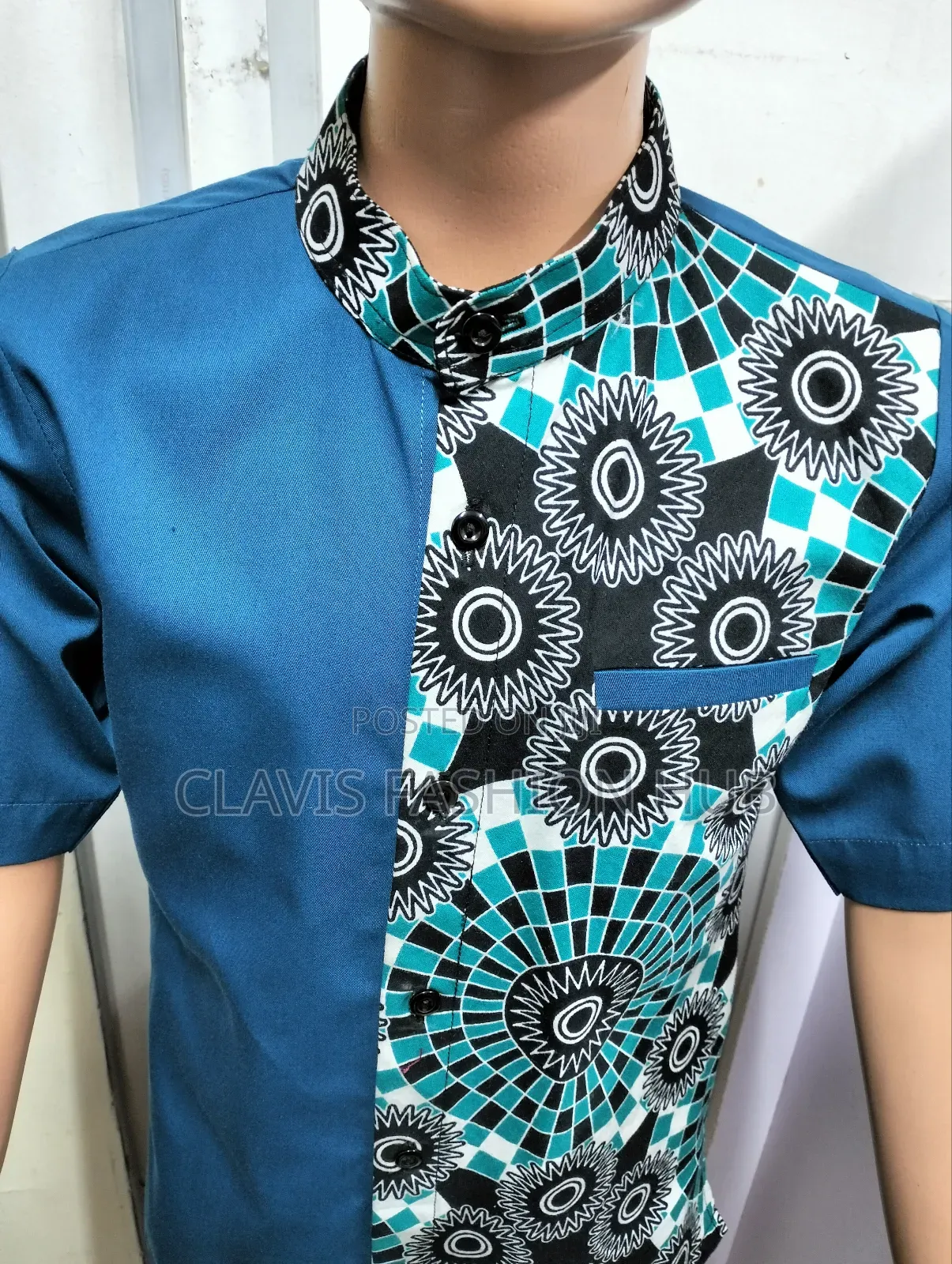 Flowered Boys Shirt 5/6 Years