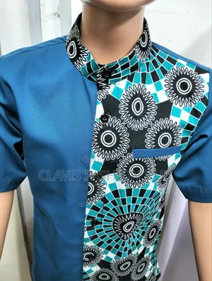 Flowered Boys Shirt 5/6 Years