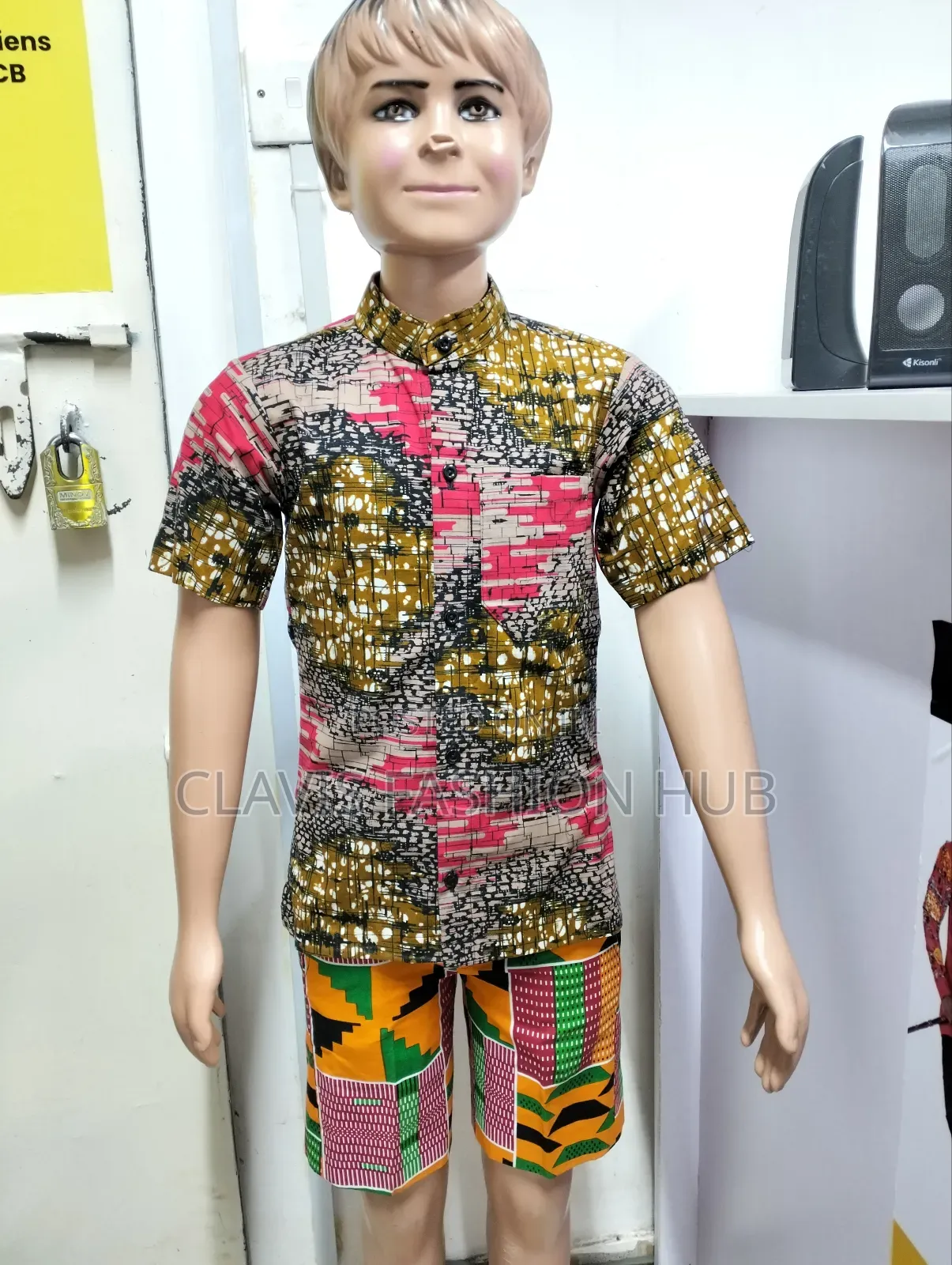 Boys Kitenge Shirt CBC Approved
