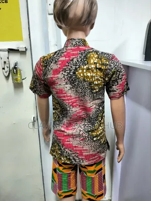 Boys Kitenge Shirt CBC Approved