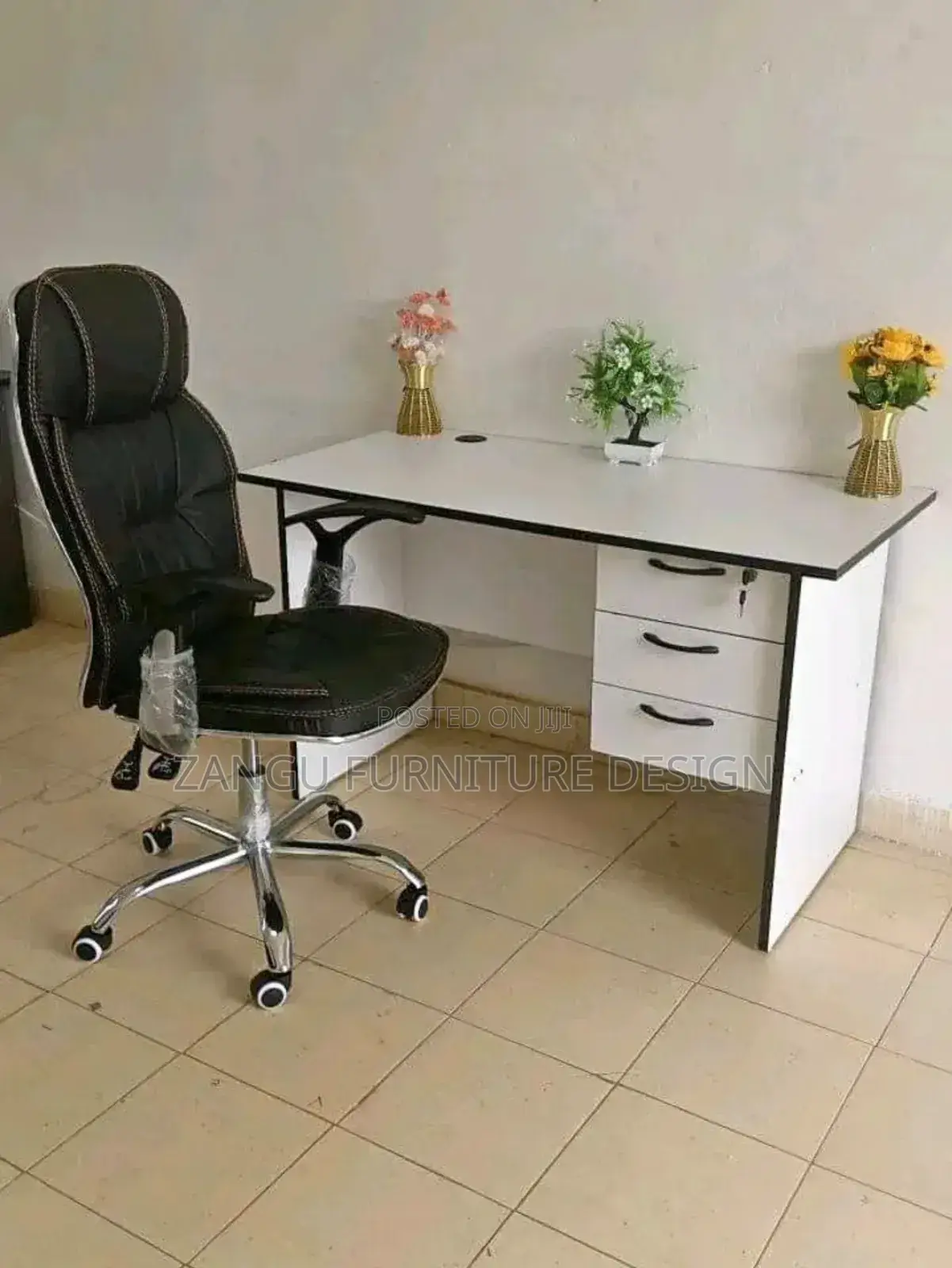 Office Desk (Leather Chair 10,000/-)