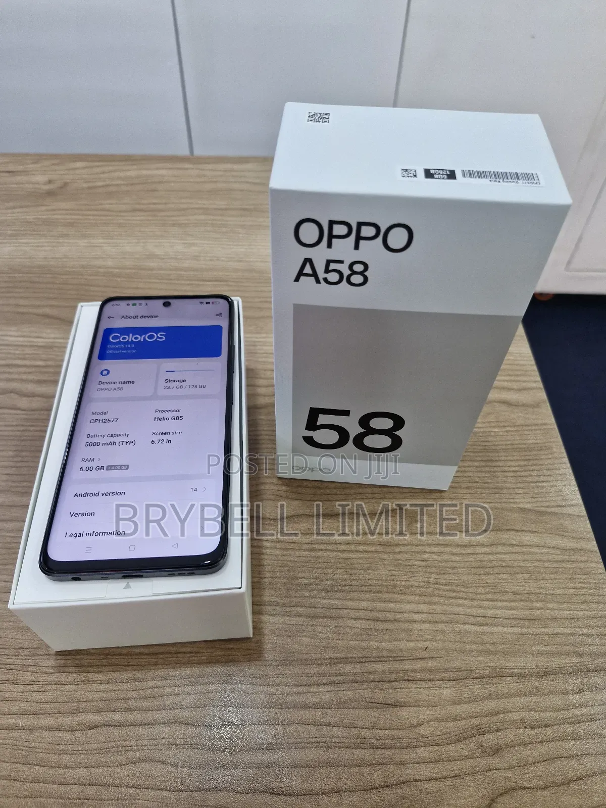 Oppo A58 128 GB Black