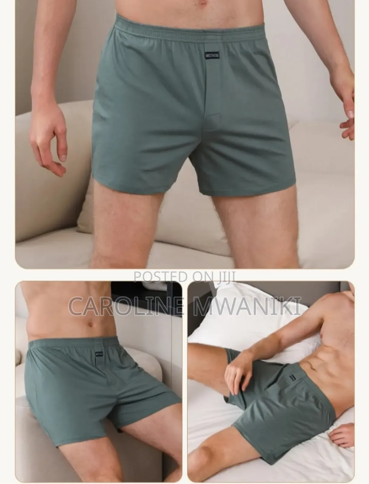 100%Cotton Men Boxer Shorts