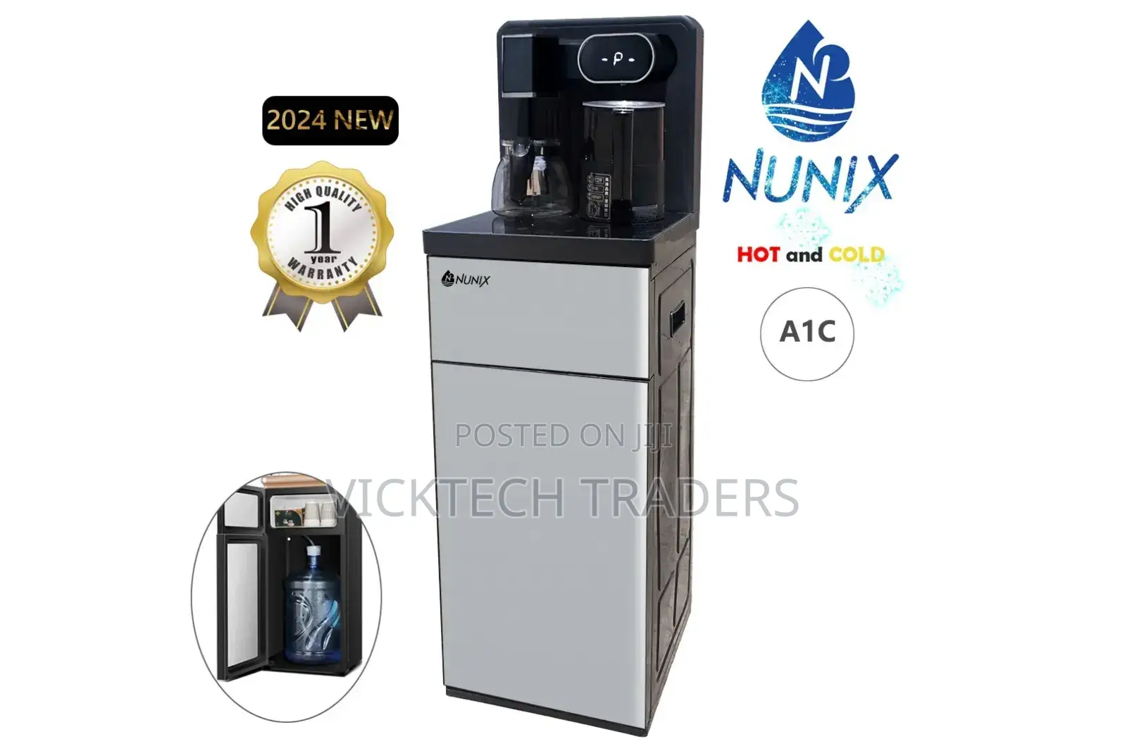Water Dispenser Hot and Cold Nunix A1C Bottom Load