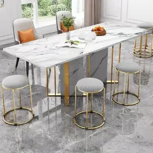 Stackable Backless Round Velvet Stools