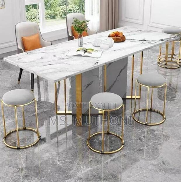 Stackable Backless Round Velvet Stools - thumbnail 2