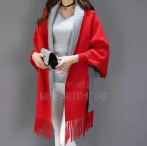 Autumn Women Imitation Cashmere Coat Shawl Bat Tassel Cloak