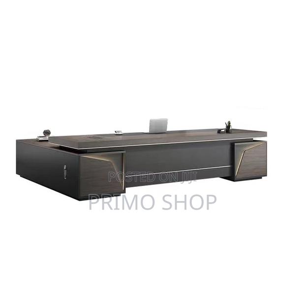 VIP Executive L-Shaped Office Desk With Drawers - thumbnail 2