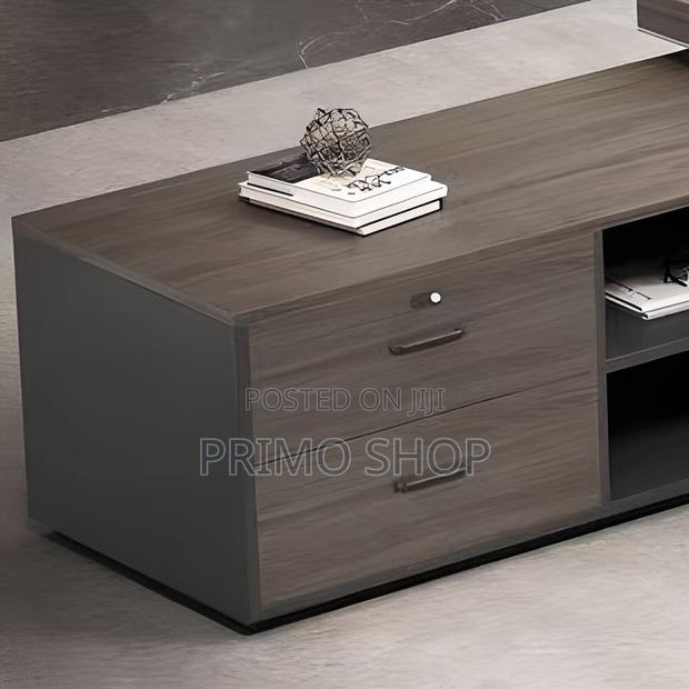 VIP Executive L-Shaped Office Desk With Drawers - thumbnail 3