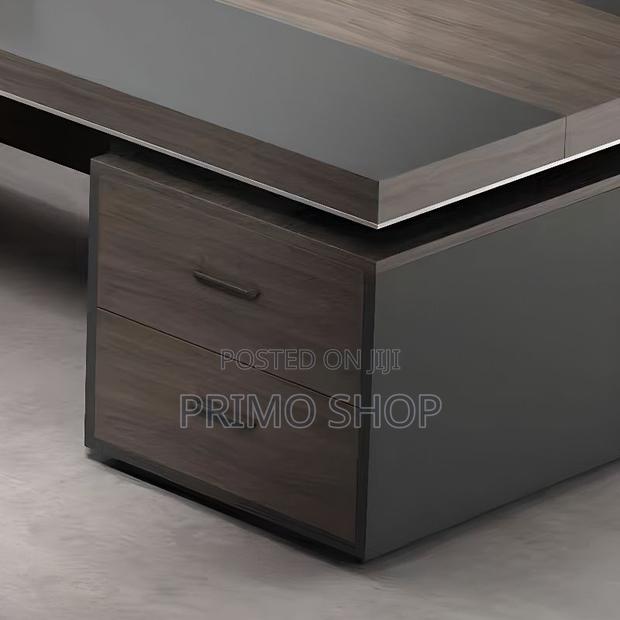 VIP Executive L-Shaped Office Desk With Drawers - thumbnail 8