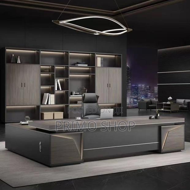 VIP Executive L-Shaped Office Desk With Drawers - thumbnail 10