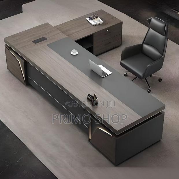 VIP Executive L-Shaped Office Desk With Drawers - thumbnail 11