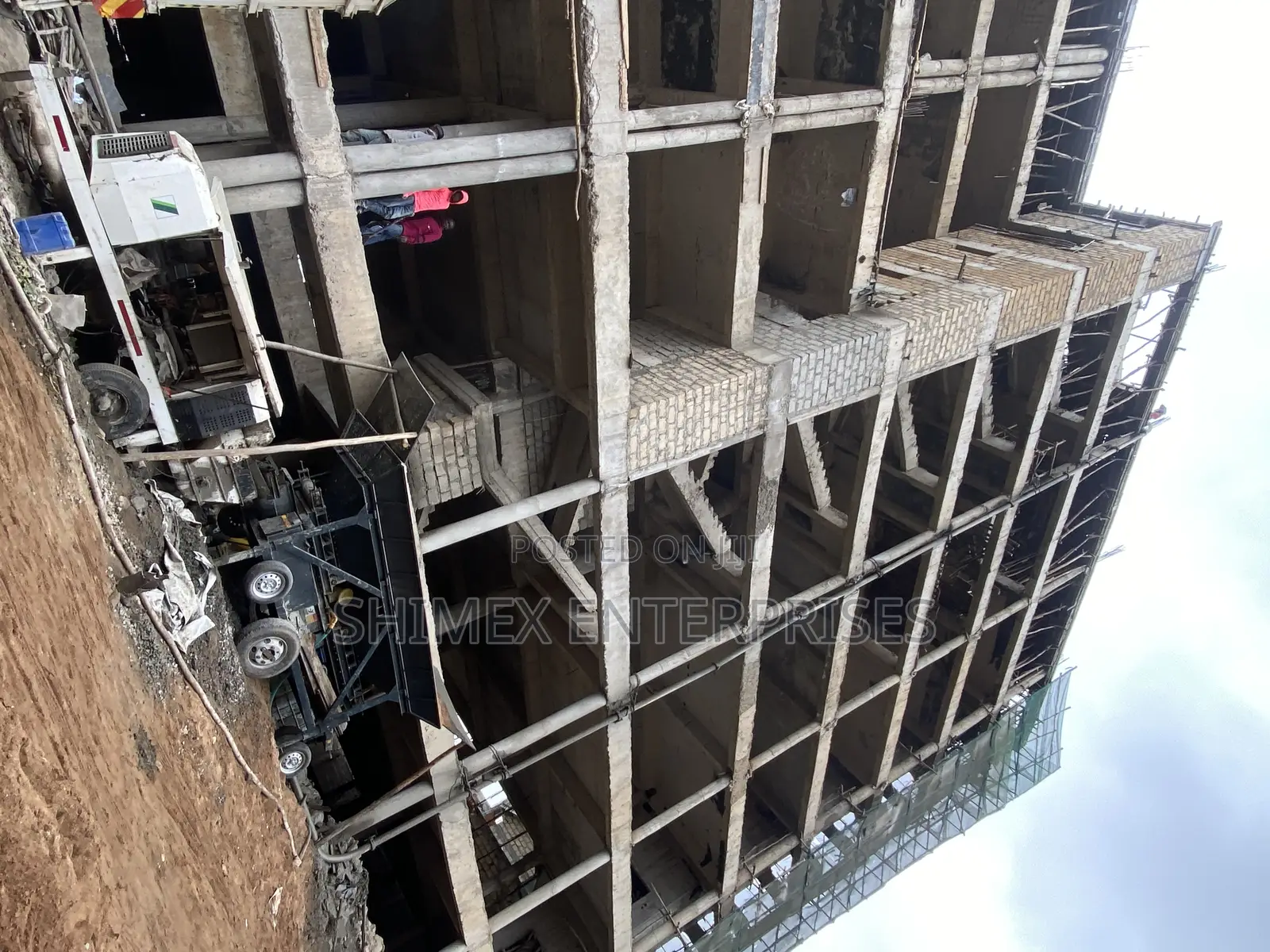 Concrete Pump With Mobile Batching Plant 40m3/H