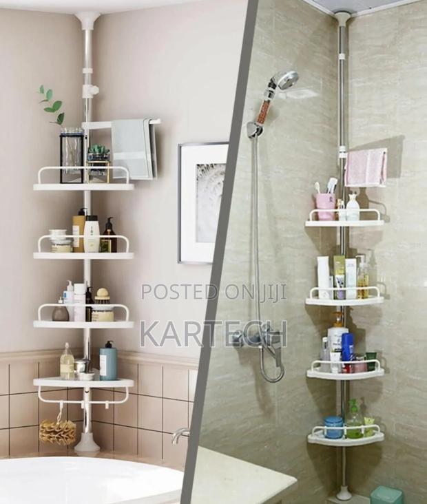 Multipurpose Telescopic Corner Shelf