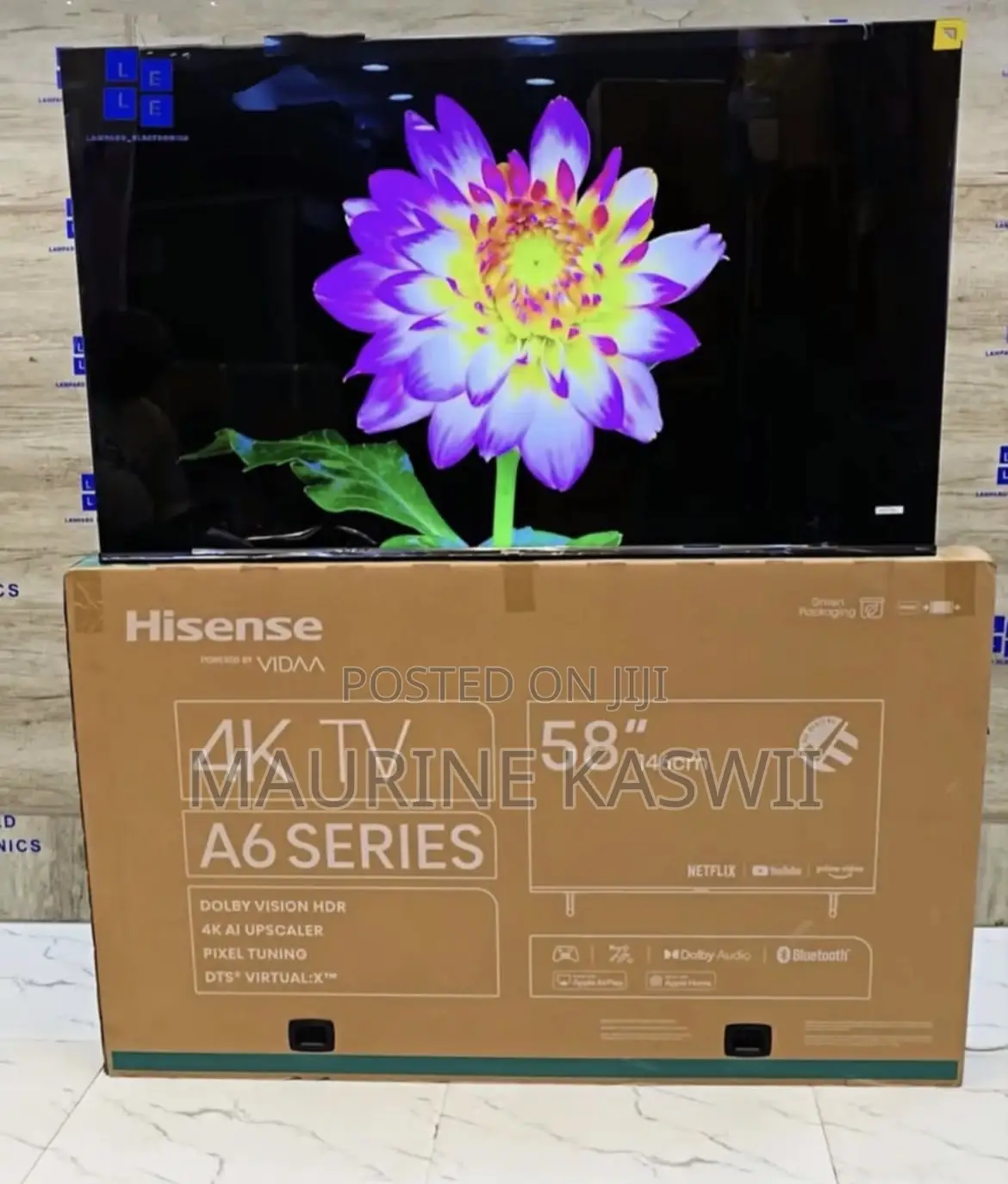 Hisense 58” Smart Uhd Smart Tv 58a6