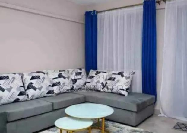 Ring Blue Curtains and White Sheers