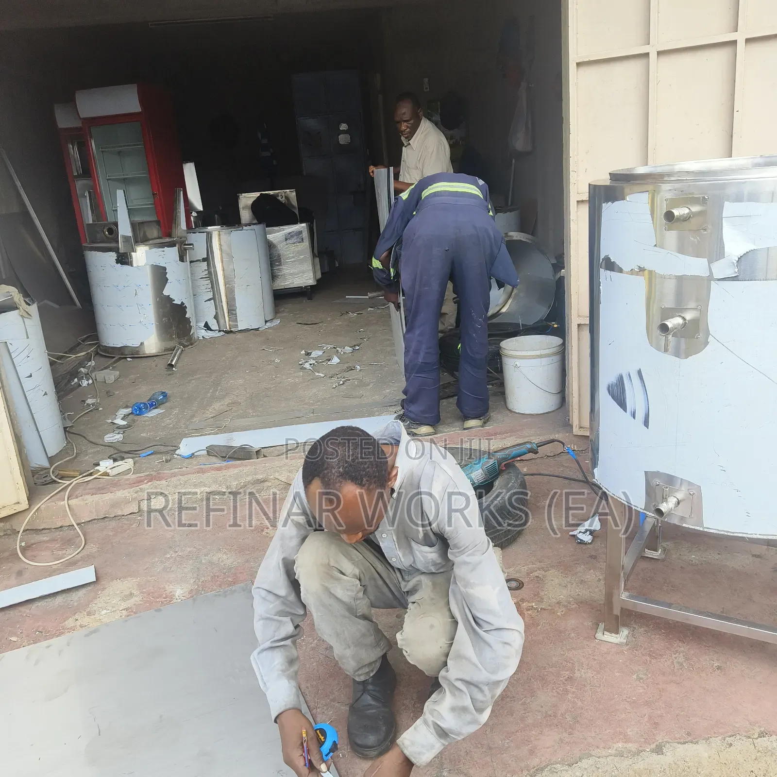 Stainless Steel Tables Items - Fabrications Installation