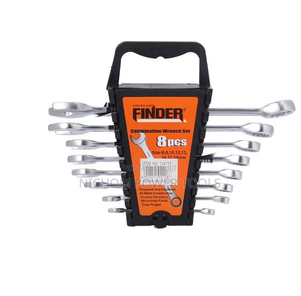 Finder 192118 8PCS Combination Spanner Set