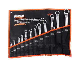 Finder 192048 12PCS Double Ring Offset Spanner Set
