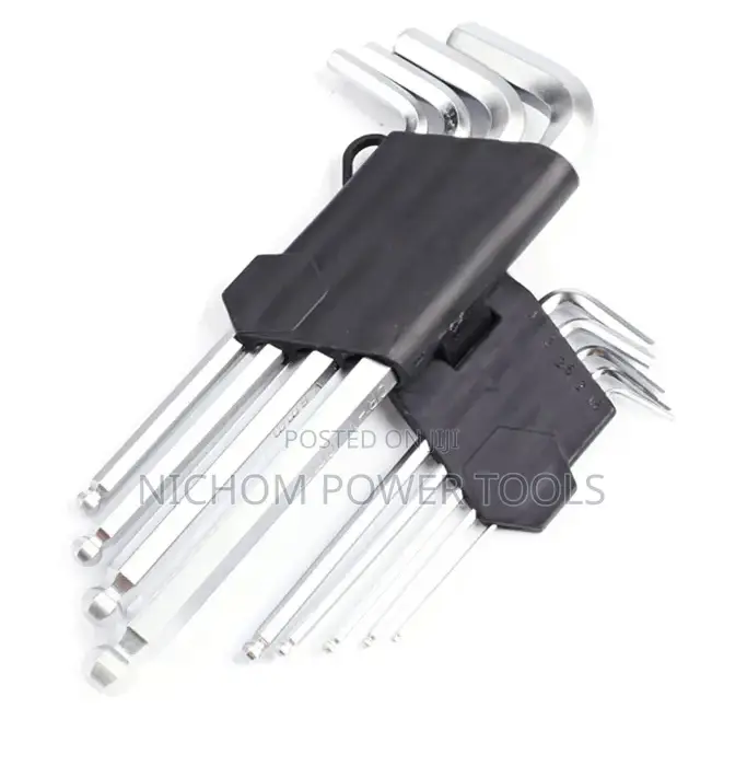 Finder 193127 9PCS Ball Point Hex Key Long