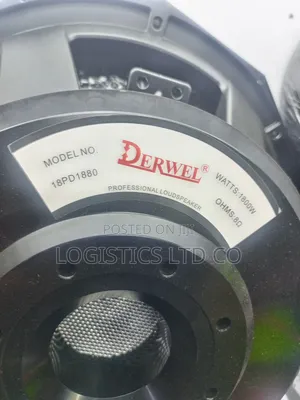 Derwel 18pd1880 1800watts Bass Speaker