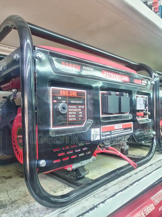 Astramilano 3000w-4kva-4000watts Keystart Gasoline Generator - thumbnail 2